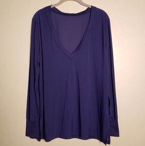 Lululemon Mesh Yoga Shirt - Blue